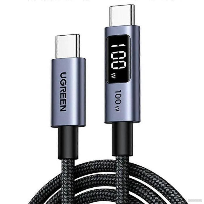 Ugreen USB-C na USB-C PD 3.0 polnilni kabel 100W, 1M-0
