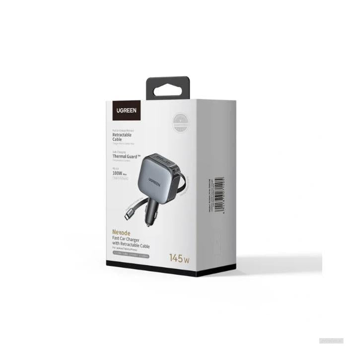 Ugreen 145W avtopolnilec z vgrajenim USB-C kablom-PRIROCEN.SI