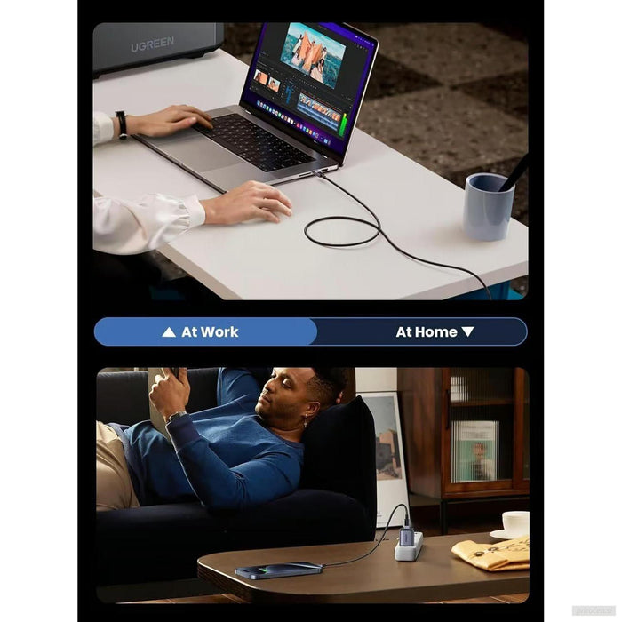 Ugreen USB-C na USB-C polnilni kabel 240W, 2M-PRIROCEN.SI