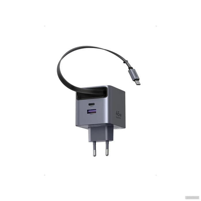 Ugreen Retractable 45W GaN USB-C polnilec-PRIROCEN.SI