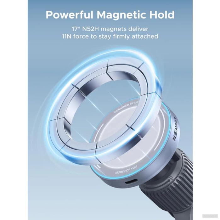 Ugreen MagFlow avto nosilec in polnilec za telefon 25W, 55967-PRIROCEN.SI