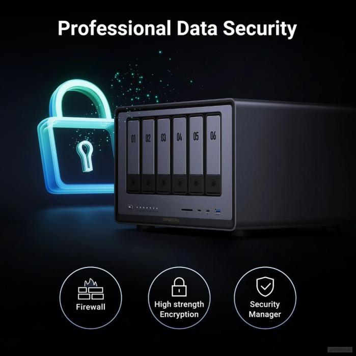Ugreen NASync DXP6800 Pro za 6+2 diska, Intel i5-1235u, 8GB DDR5, 2x 10Gbe mreža-PRIROCEN.SI