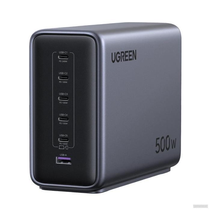 Ugreen Nexode 500W GaN 6-portni USB polnilec-PRIROCEN.SI