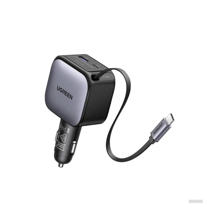 Ugreen 60W avtopolnilec z vgrajenim USB-C kablom-PRIROCEN.SI