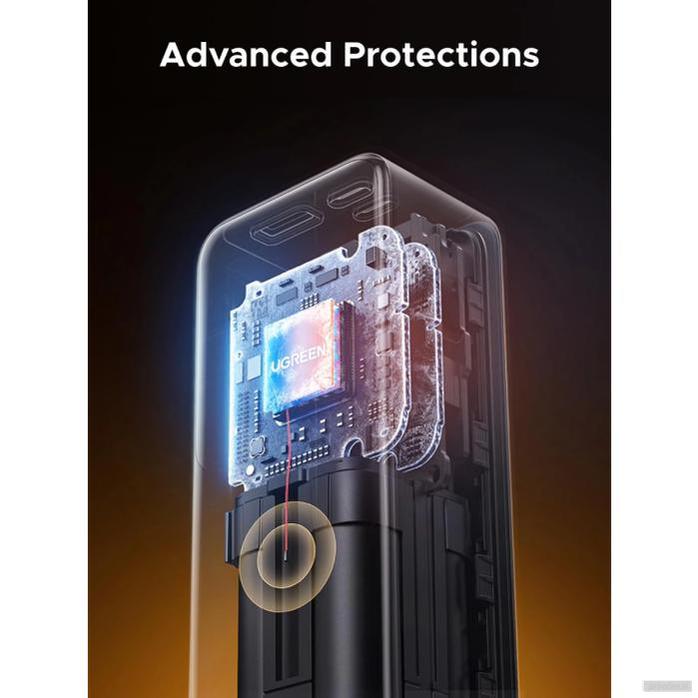 Ugreen prenosna polnilna baterija 20.000mAh, 165W s pametnim digitalnim zaslonom in vgrajenim kablom-PRIROCEN.SI