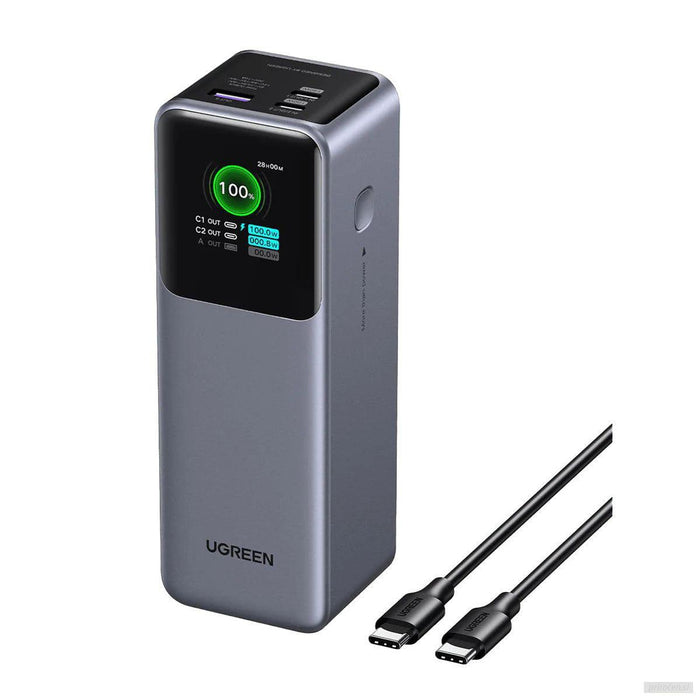 Ugreen prenosna polnilna baterija 25.000mAh, 200W s pametnim digitalnim zaslonom-PRIROCEN.SI