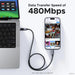 Ugreen Uno USB-C na USB-C polnilni kabel 100W, 3M-PRIROCEN.SI