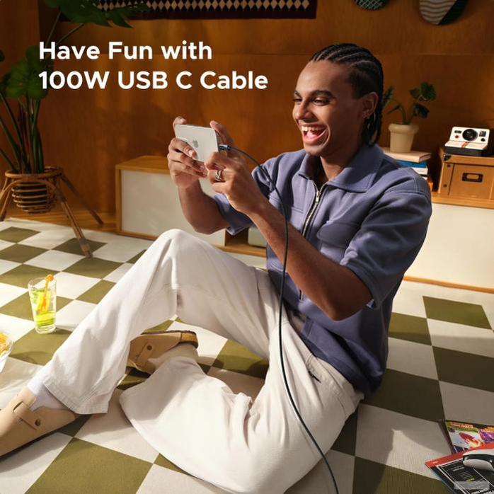 Ugreen Uno USB-C na USB-C polnilni kabel 100W, 2M-PRIROCEN.SI