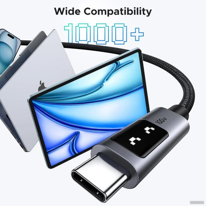 Ugreen Uno USB-C na USB-C polnilni kabel 100W, 2M-PRIROCEN.SI