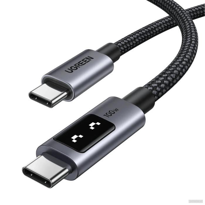 Ugreen Uno USB-C na USB-C polnilni kabel 100W, 3M-PRIROCEN.SI