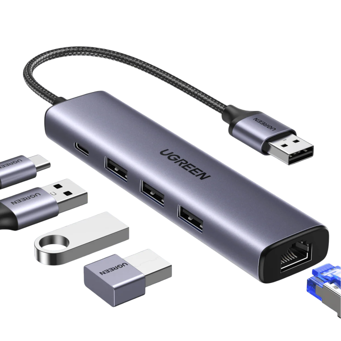 Ugreen USB 3.0 5v1 Hub-0