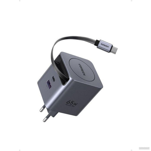 Ugreen Retractable 65W GaN USB-C polnilec-PRIROCEN.SI
