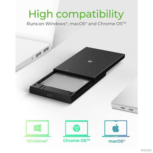 IcyBox IB-200T-C3 USB-C 3.2 ohišje za 2,5" HDD in SSD diske-PRIROCEN.SI
