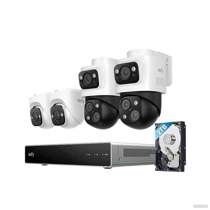 Anker Eufy Security PoE NVR nadzorni sistem S4 (2x eufy E41 + 2x eufy S4)-PRIROCEN.SI