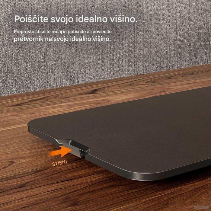 VonHaus Sit&Stand ultra tanka delovna platforma 3000244.1-PRIROCEN.SI