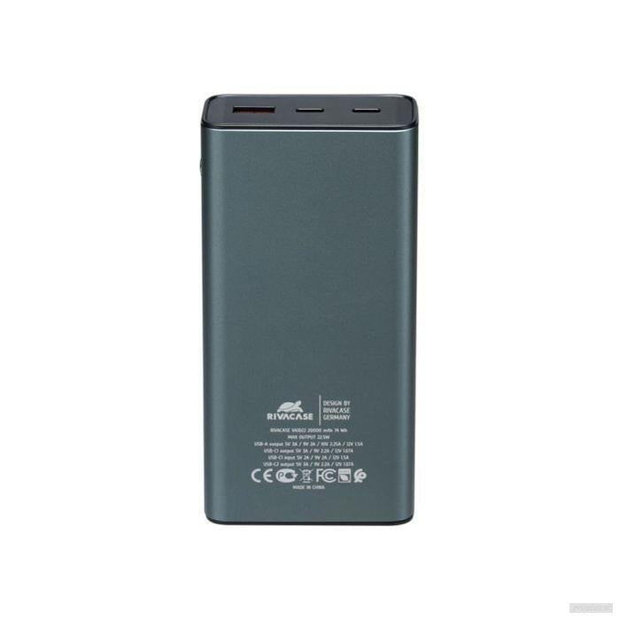 Rivacase VA1022 20000mAh QC/PD prenosna baterija-PRIROCEN.SI