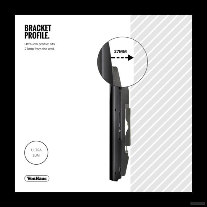 VonHaus 15-42 fiksen TV stenski nosilec do 40kg, Amazon best seller-PRIROCEN.SI