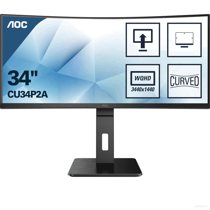 AOC CU34P2A 34'' Ultra Wide ukrivljen gaming monitor-PRIROCEN.SI