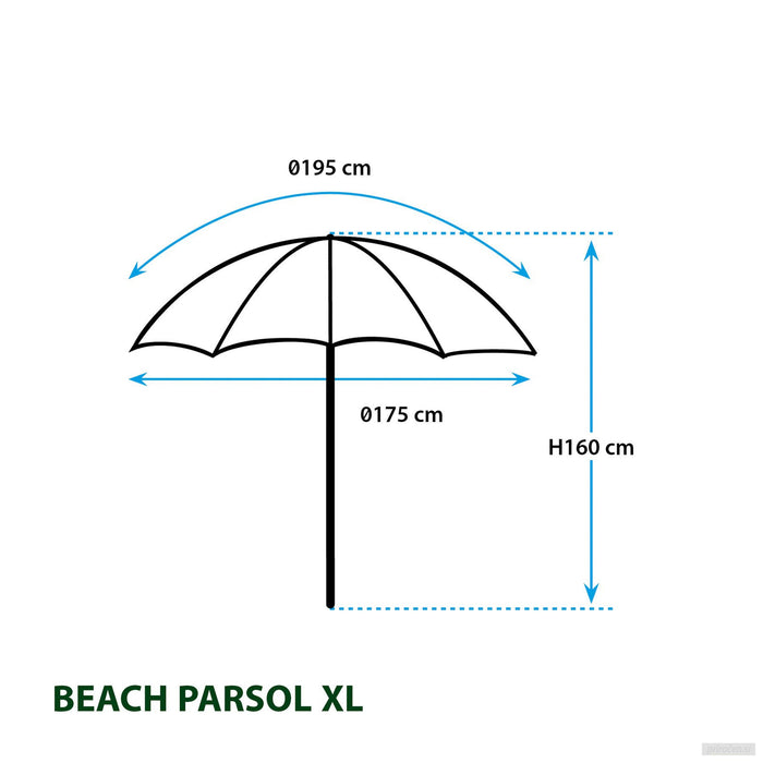 BRUNNER BEACH PARSOL senčnik za na plažo 0113009N.C08-PRIROCEN.SI