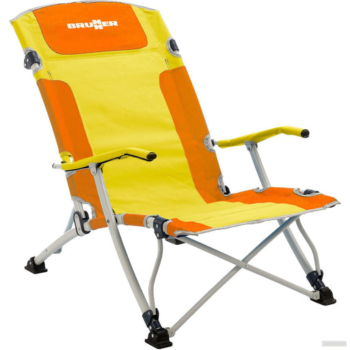 BRUNNER BULA XL stol za kampiranje oranžna - rumena 0404149N.C85-PRIROCEN.SI