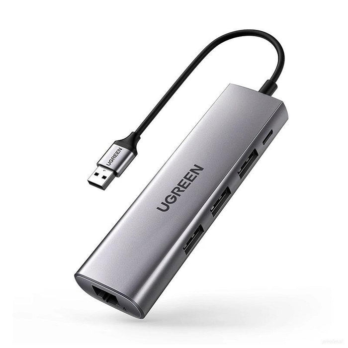 Ugreen USB 3.0 hub 3xUSB 3.0, 1xRJ45, 1xMikro USB-PRIROCEN.SI