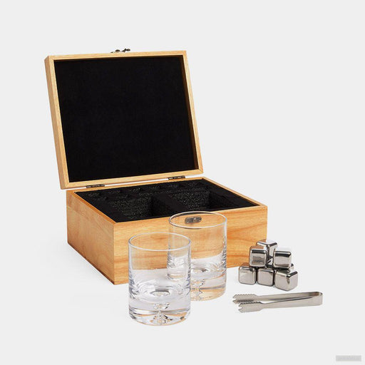 VonShef kozarca za viski v darilni embalaži s kamni za hlajenje-PRIROCEN.SI
