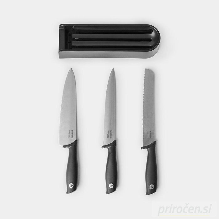Brabantia kuhinjski noži z nastavkom za predal-PRIROCEN.SI