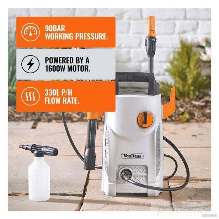 VonHaus visokotlačni čistilnik 1600W-PRIROCEN.SI