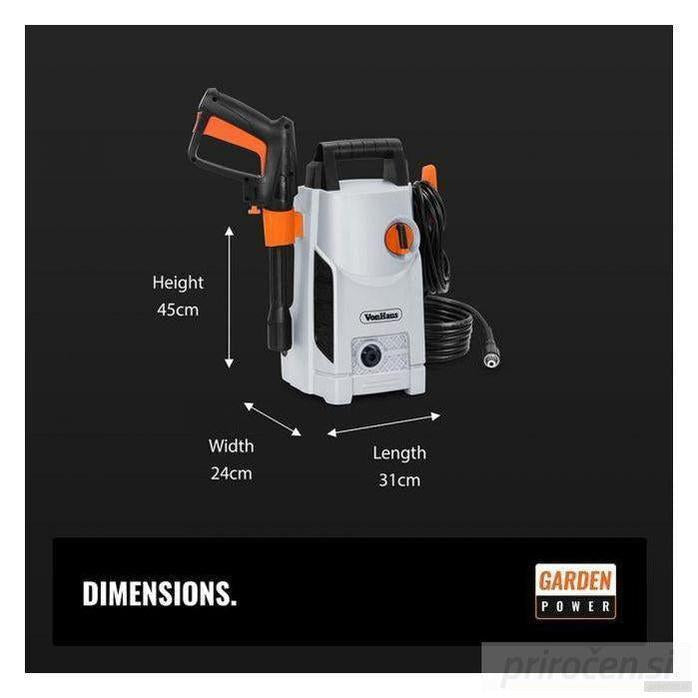 VonHaus visokotlačni čistilnik 1600W-PRIROCEN.SI
