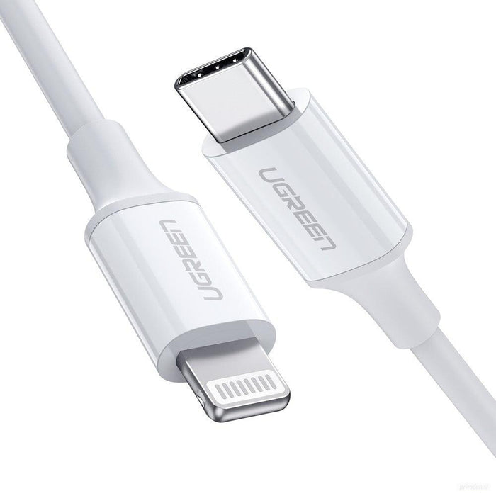 Ugreen USB-C na Lightning kabel srebrn 1m - box-PRIROCEN.SI