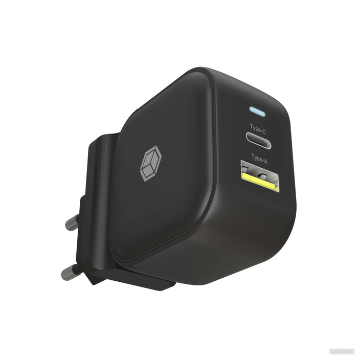 Icybox 38W dvojni QC 3.0 USB polnilnik s PowerDelivery-PRIROCEN.SI