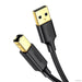 Ugreen tiskalniški kabel usb type b (moški) - usb 2.0 (moški) 480mbps 2M črn-PRIROCEN.SI