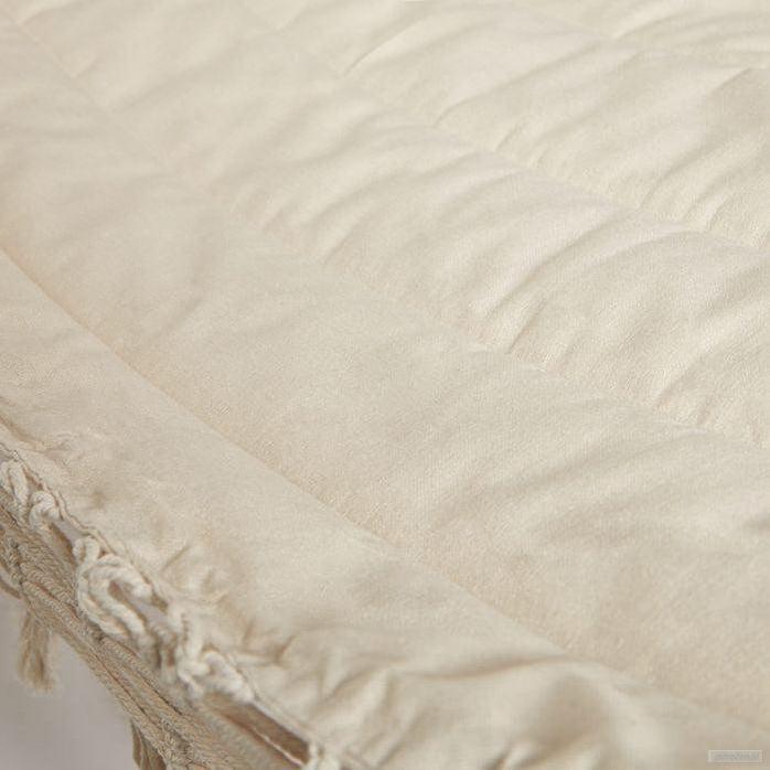 VonHaus oblazinjena dvojna viseča mreža Boho z obrobami-PRIROCEN.SI