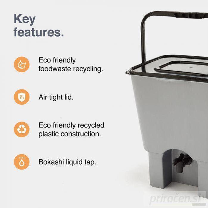 VonHaus Bokashi set za kompostiranje odpadkov-PRIROCEN.SI