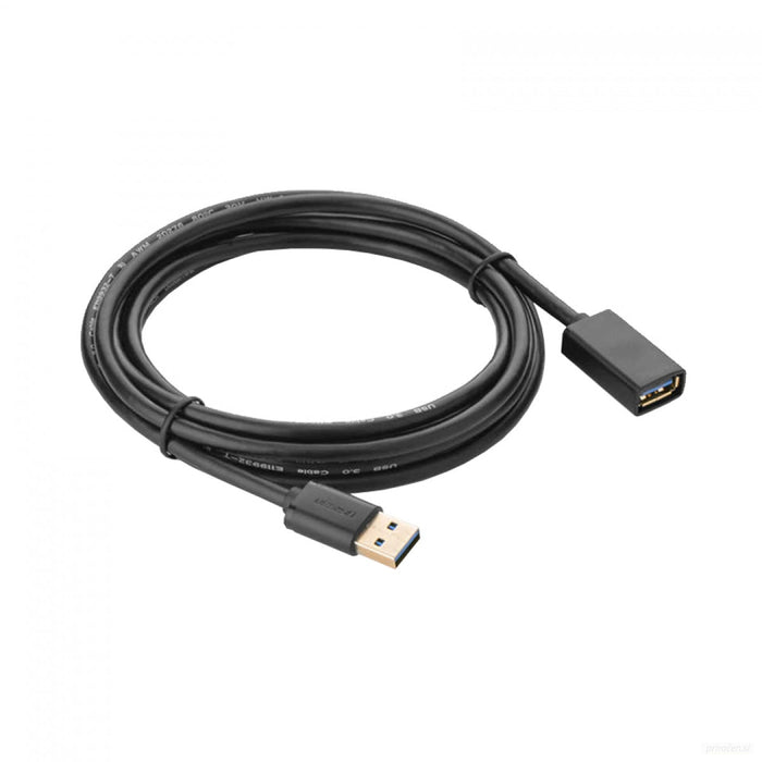 Ugreen USB 3.0 podaljšek (M na Ž) črn 1.5 m - polybag-PRIROCEN.SI