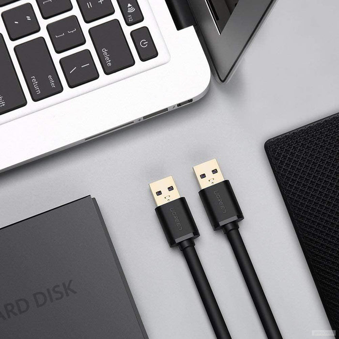 Ugreen USB 3.0 kabel (M na M) črn 1 m - polybag-PRIROCEN.SI