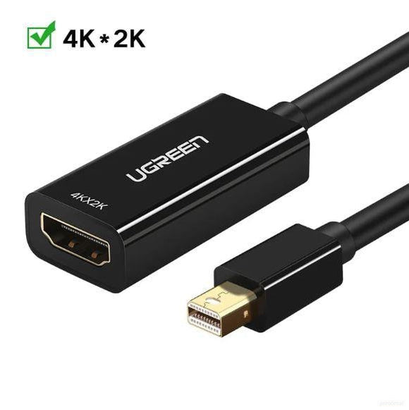 Ugreen Mini DisplayPort na HDMI (Ž) 4K adapter črn - box-PRIROCEN.SI