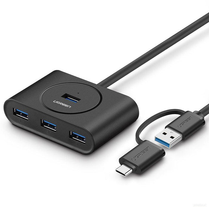 Ugreen USB 3.0 Hub z USB-C 3.1 OTG adapterjem 1M - box-PRIROCEN.SI