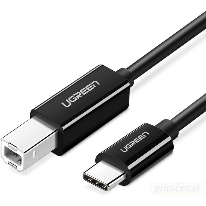 Ugreen kabel za tiskalnik USB-C (M) 2.0 na USB-B (M), 2m-PRIROCEN.SI