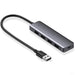 Ugreen USB Hub, USB 3.0, 4-portno srebrn - box-PRIROCEN.SI