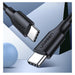 UGREEN kabel USB 2.0 USB-C na USB-C 1m, črn-PRIROCEN.SI