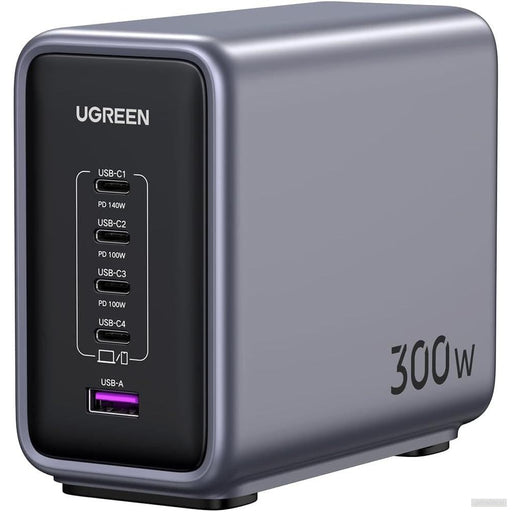 Ugreen Nexnode 300W GaN II 5-portni USB polnilec - box-PRIROCEN.SI