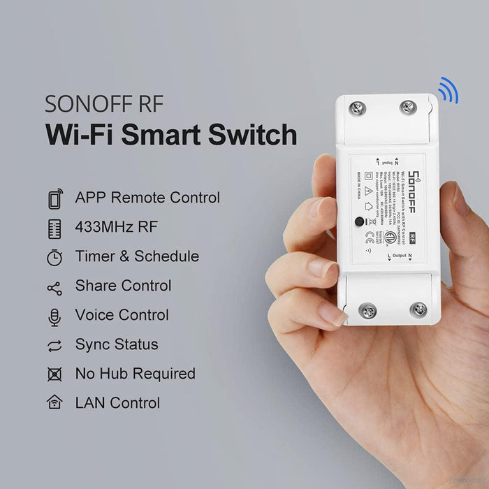 SONOFF pametno stikalo Wi-Fi z RF kontrolo RFR2-PRIROCEN.SI