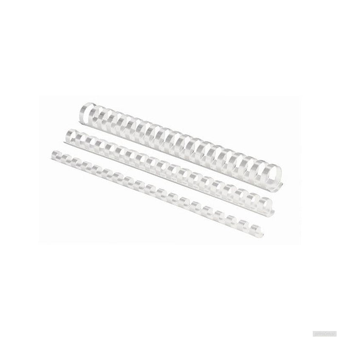 Fellowes plastične špirale 12 mm, bela (za 56-80 listov), 100 kosov-PRIROCEN.SI