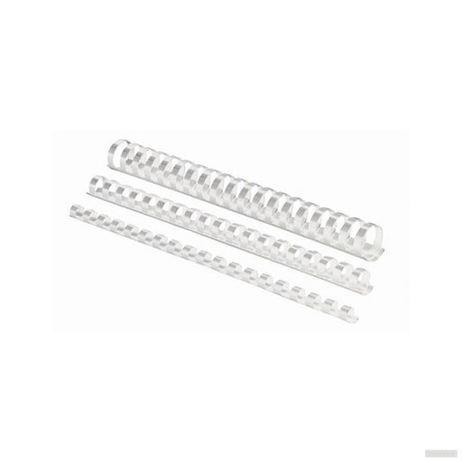 Fellowes plastične špirale 10 mm, bela (za 41-55 listov), 100 kosov-PRIROCEN.SI