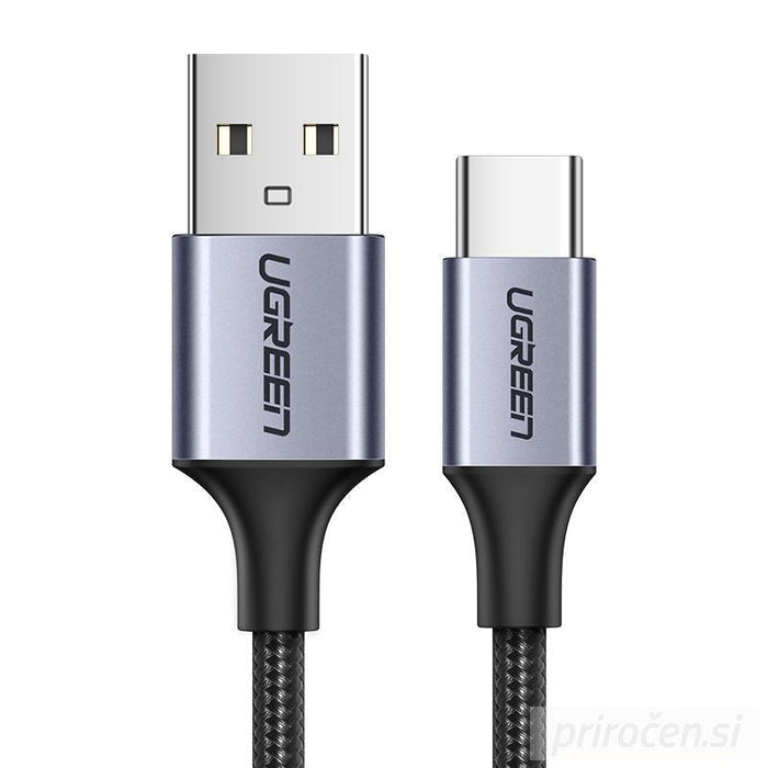 UGREEN USB 3.0 A na USB-C kabel 1.5m (črn)-PRIROCEN.SI
