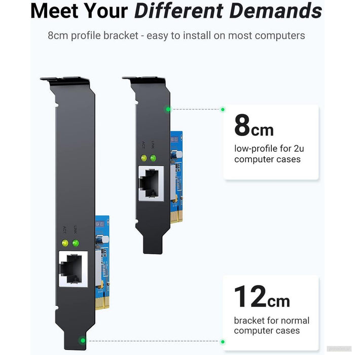 Ugreen 10/100/1000 PCI Express mrežna kartica-PRIROCEN.SI