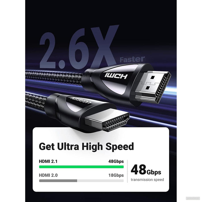 Ugreen 8K HDMI kabel 2.1 8K@60Hz 4K@120Hz, 1M-PRIROCEN.SI