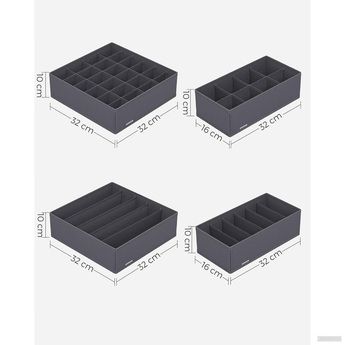 SONGMICS organizator za shranjevanje spodnjega perila-PRIROCEN.SI