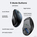 Brezžična miška UGREEN Bluetooth 5.0 in 2,4 Ghz z USB sprejemnikom s 5 gumbi za MacBook, PC, namizni računalnik, Chromebook-PRIROCEN.SI